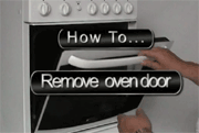 remove oven door